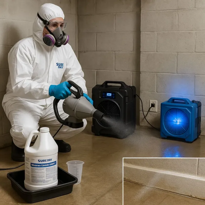 Sanitization and Odor Removal process in Lacombe, LA